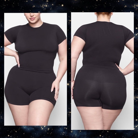 Skims Soft Smoothing Seamless TShirt Eclipse New - Picture 1 of 8